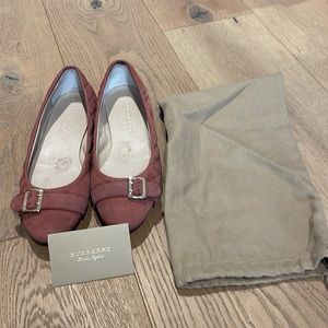Burberry quilted flats